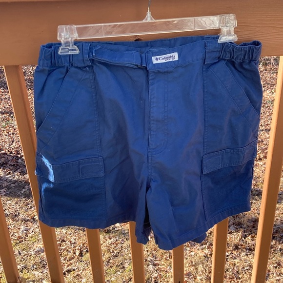 Columbia blue cotton shorts - Picture 1 of 9